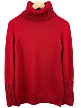 Banana Republic 100% Merino Wool Soft Sweater Button Cuff Detail Size Medium